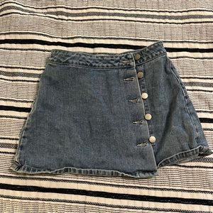 Jean Wrap around skirt
